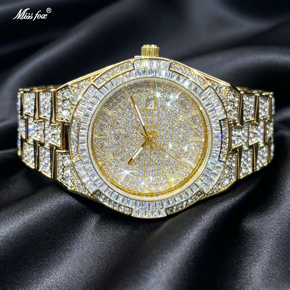 Jewelry And Watches Luxury Brand - ساعة ذهبية فاخرة للرجال من ماركة
