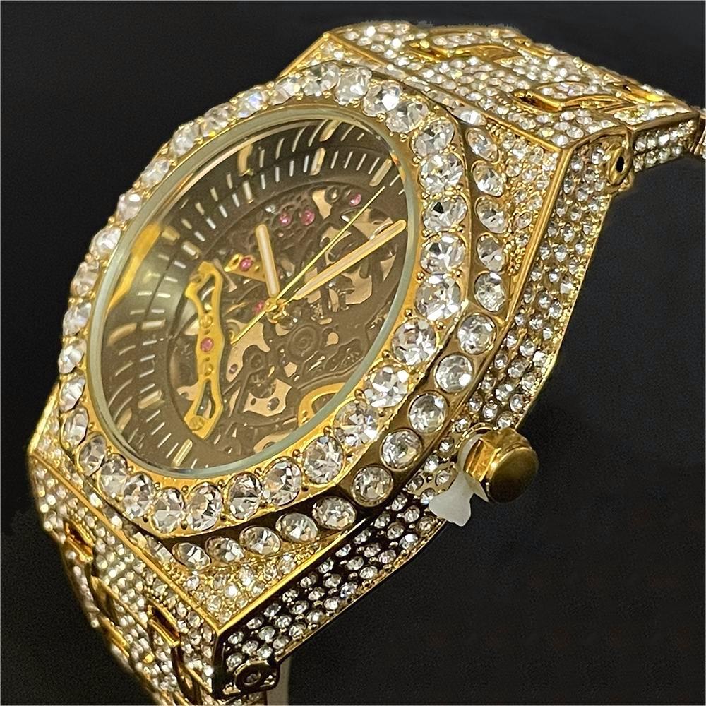 Jewelry And Watches Luxury Brand - ساعة ميكانيكية أوتوماتيكية فاخرة للرجال الهيب