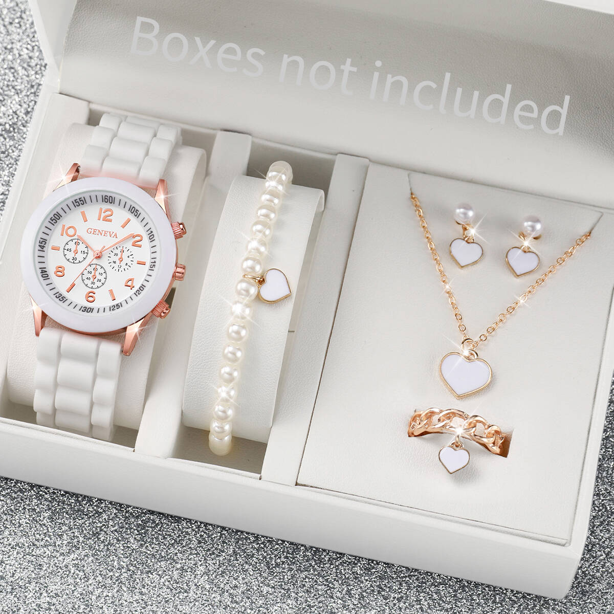 Jewelry Watches For Kids - 5/6 قطع ساعات نسائية أنيقة مع