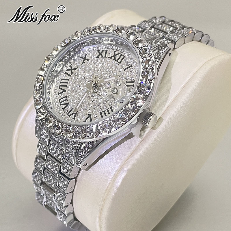 Jewelry And Watches Luxury Brand - ساعة مجوهرات فاخرة للنساء الهيب هوب