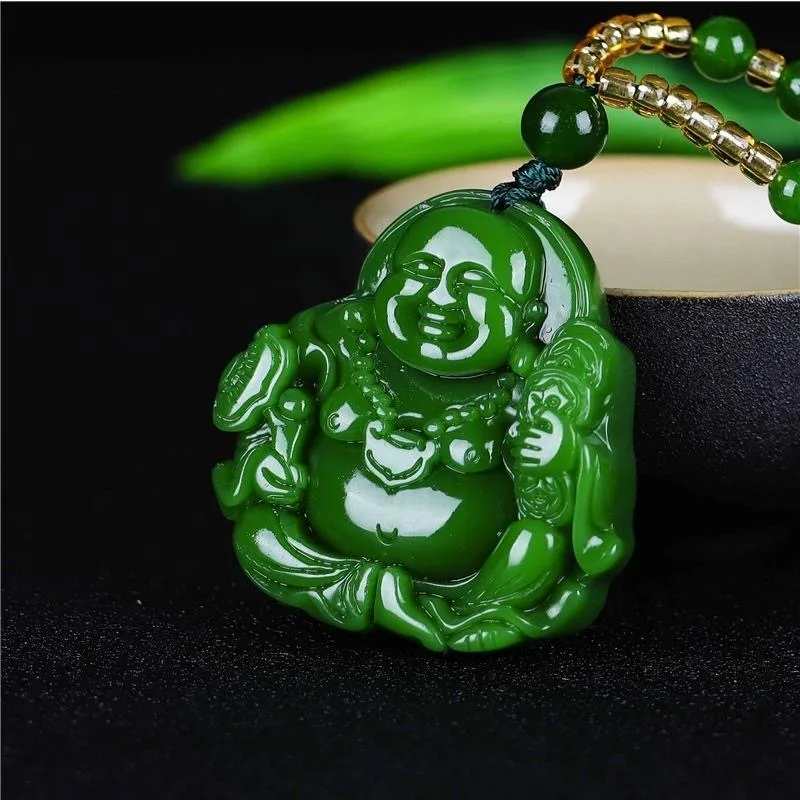 الصينية الأخضر اليشم Maitreya  - مراجعة Jewelry & Watches Sp Z Oo Ul Frezerów 3 وسعره