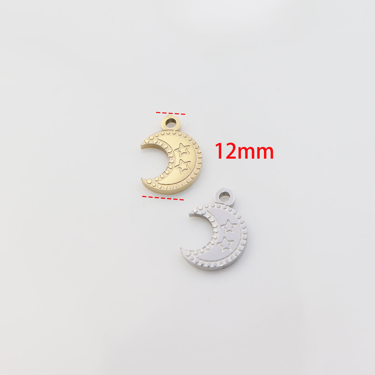 5 قطع الفولاذ المقاوم للصدأ ال - مراجعة Moon Star Earrings وسعره