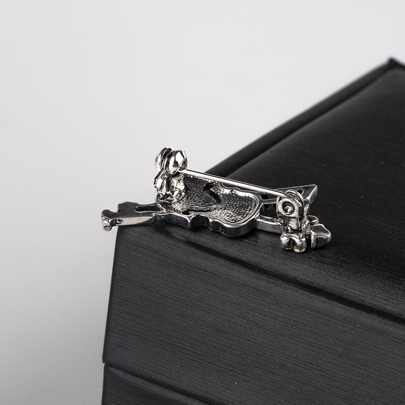 كريستال الكمان بروش مجوهرات فا - مراجعة Vintage Brooch Pin وسعره