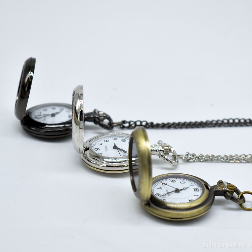 قلادة ساعة جيب معدنية عتيقة مخ - مراجعة Mens Mechanical Watch وسعره