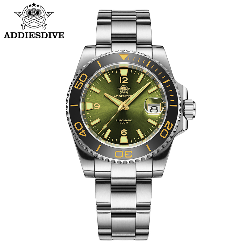 Addiesdive جديد الغوص ساعة لله - مراجعة Mens Mechanical Watch وسعره