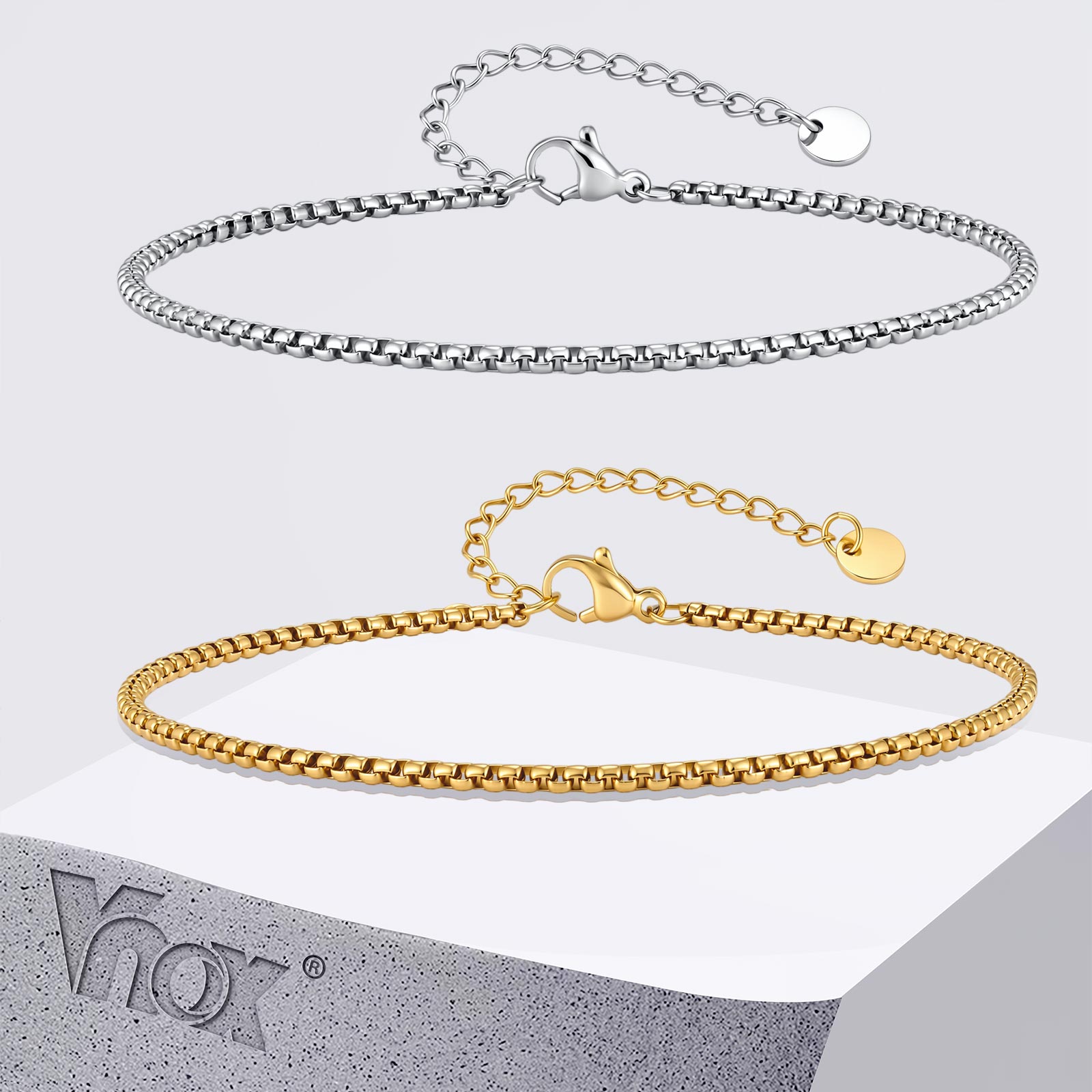سلسلة كاحل من الفولاذ المقاوم  - مراجعة Jc Jewelry & Watches Reviews وسعره