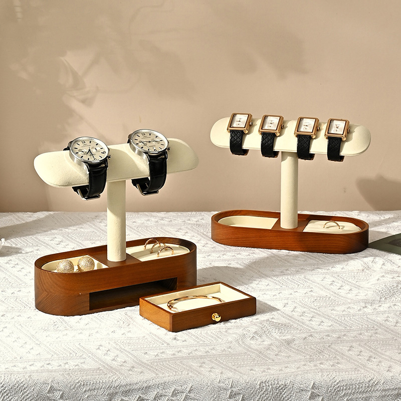 Oirlv خشب متين ساعة منظم الرف  - مراجعة Watches Jewelry Holder وسعره