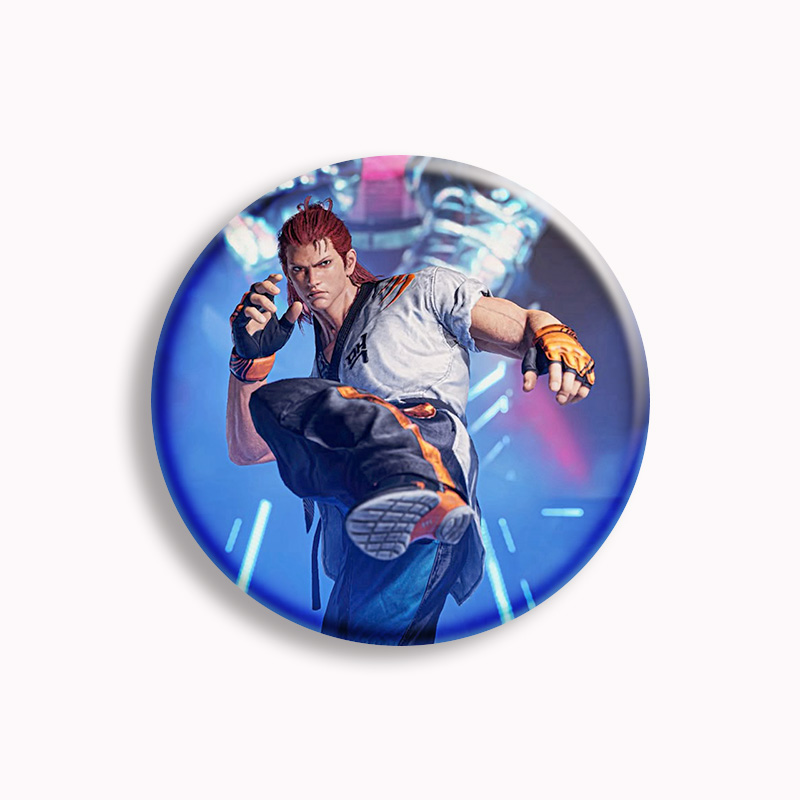 حار لعبة Tekken 8 شخصية أنيمي  - مراجعة Vintage Brooch Pin وسعره