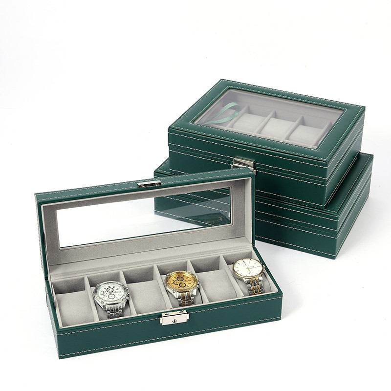 صندوق تخزين ساعات جلدي أوروبي، - مراجعة Watches Jewelry Holder وسعره