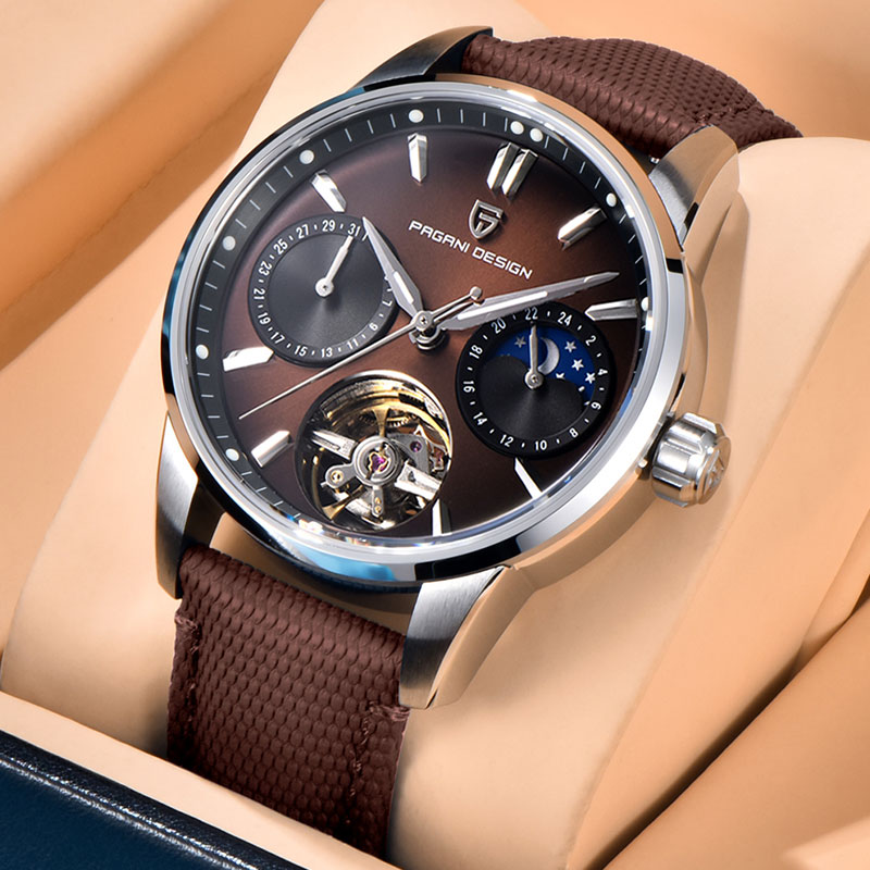 PAGANI تصميم توربيون ساعة اليد - مراجعة Mens Mechanical Watch وسعره
