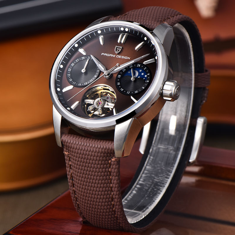 PAGANI تصميم توربيون ساعة اليد - مراجعة Mens Mechanical Watch وسعره