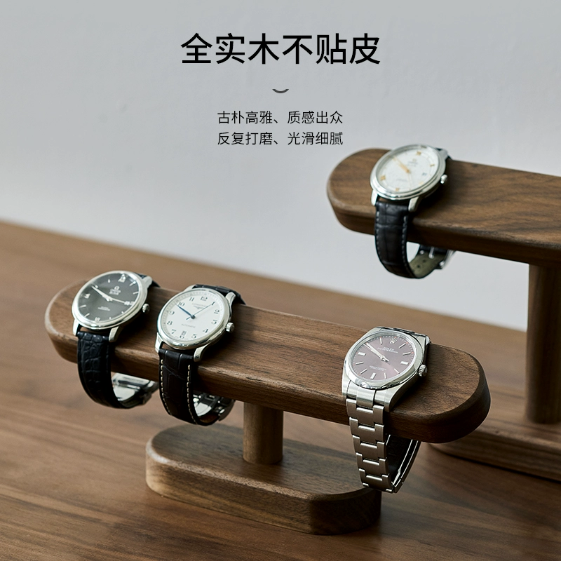 حامل ساعات من خشب الجوز الأسود - مراجعة Watches Jewelry Holder وسعره