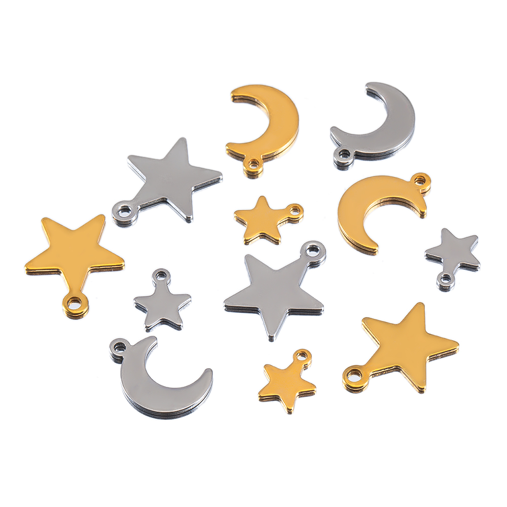 20 قطعة من الفولاذ المقاوم للص - مراجعة Moon Star Earrings وسعره