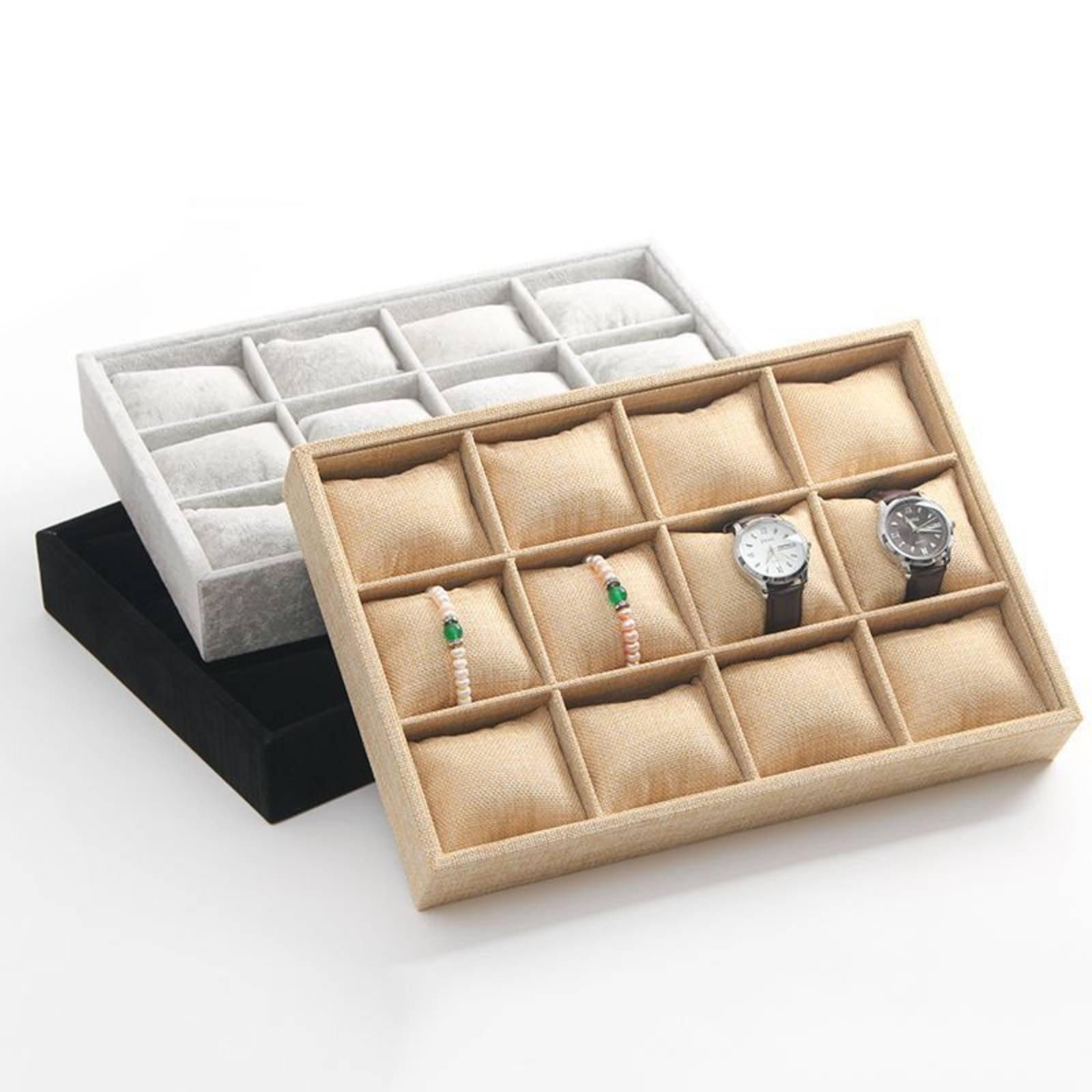 حامل مجوهرات قماشي مفتوح من ال - مراجعة Watches Jewelry Holder وسعره