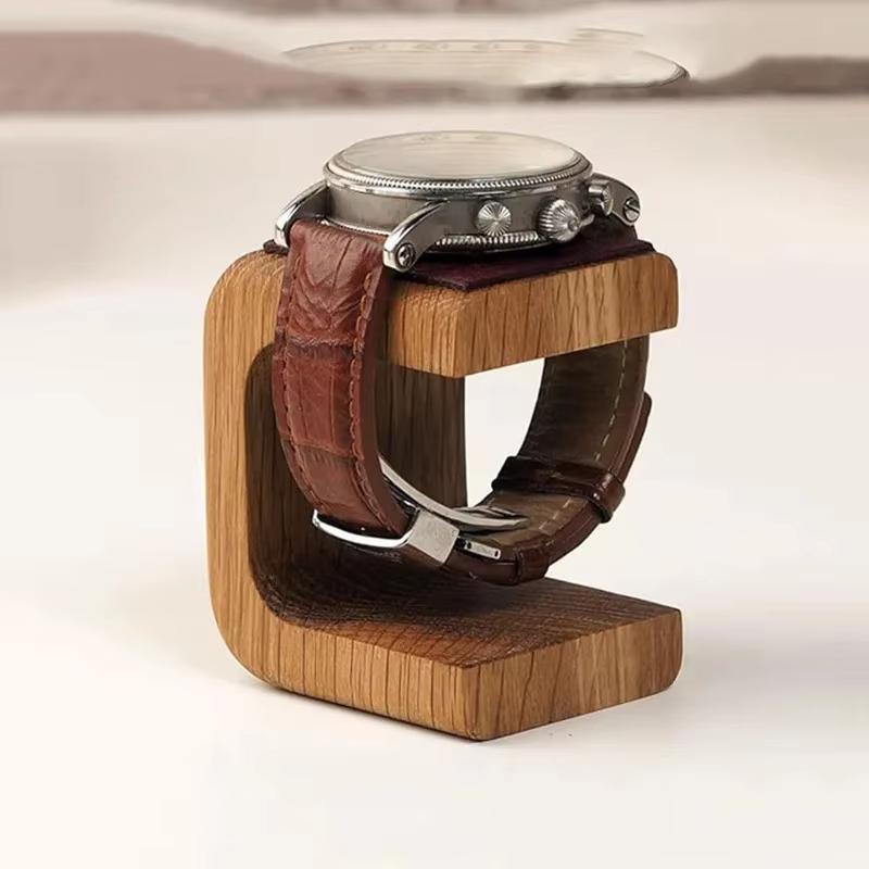 حامل ساعات خشبي صلب مزخرف لعرض - مراجعة Watches Jewelry Holder وسعره