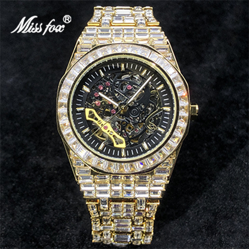 MISSFOX-ساعة ميكانيكية للرجال  - مراجعة Jewelry And Watches Luxury Brand وسعره